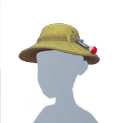 Gorro de pesca verde pálido