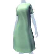 Vestido camisero verde pálido