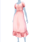 Vestido Cottage Rosa Pálido