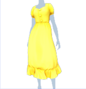 Vestido Cottage Amarillo Pálido