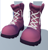 Botas de combate rosas