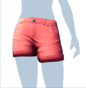 Pantalón vaquero capri rosa