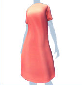 Vestido camiseta rosa
