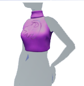 Crop Top Baby-Simba morado