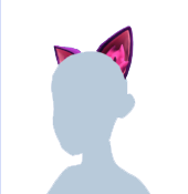 Orejas de gato moradas