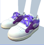 Zapatillas planas moradas