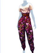 Mono floral morado