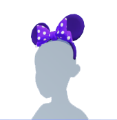 Diadema Minnie Ears morada