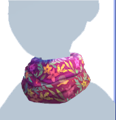 Camisola de seda morada