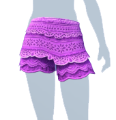 Pantalones cortos de tejido morado