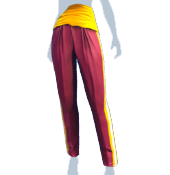 Pantalón fajín rojo