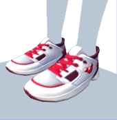 Zapatillas rojas de alto rendimiento