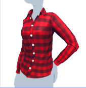 Camisa de cuadros roja