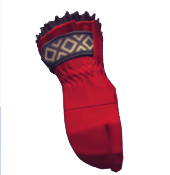 Guantes de nieve rojos