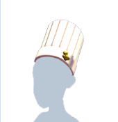 Gorro de cocinero blanco de Remy