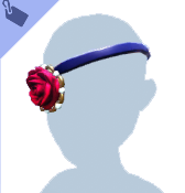 Occhiale rosa destro