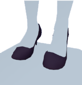Tacones Cortos Negros