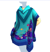 Ruana Teal Dreamlore