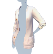 Cárdigan blanco