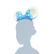 Diadema blanca Minnie Ears