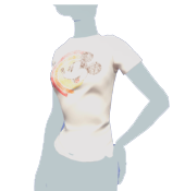 Camiseta blanca retro Mickey Mouse