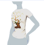 Camiseta Sprout Boot blanca