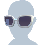 Gafas de sol blancas