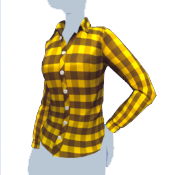 Camisa de cuadros amarilla