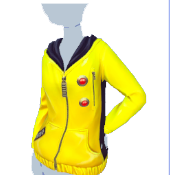 Chubasquero amarillo