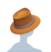 Fedora amarillo de ala ancha
