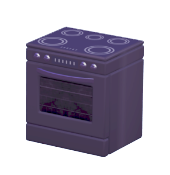 Black Flat-Top Stove