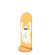 Pappe Gruseliges Monster Panel
