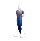 Chin Up White Mannequin