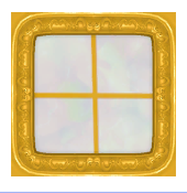 Gold & Opal Road with Border