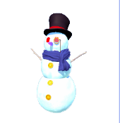 Hochmütiger Schneemann