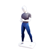 Hesitant White Mannequin