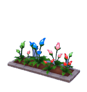 Nachleuchtende Blume Rechteck
