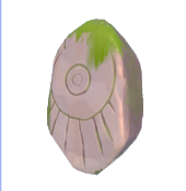 Moosiges Auge - Stein zum Schnitzen