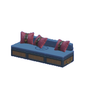 Couch mit maritimem Thema