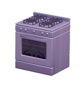 Pale Gray Gas Stove