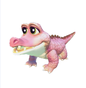 Coccodrillo rosa