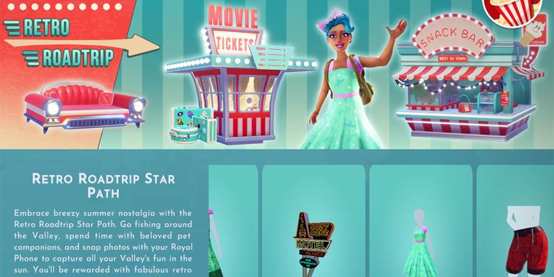 Retro Roadtrip Star Path