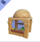Puesto de frutas del mercado de Agrabah