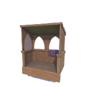 Escaparate de madera de Agrabah