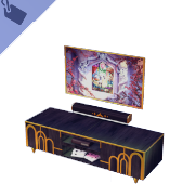 Art Deco TV and Stand