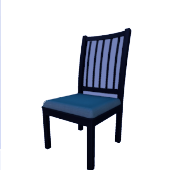 Silla de comedor negra
