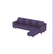 Black L Couch