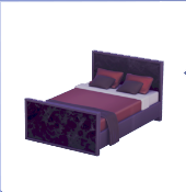 Cama Doble Mármol Negro