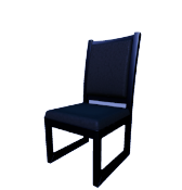 Black Modern Dining Chair