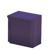 Mostrador negro de una puerta -- Tirador izquierdo